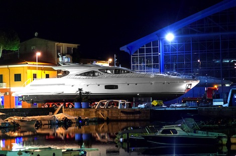 Image for article First Mangusta 110 sets sail for Miami